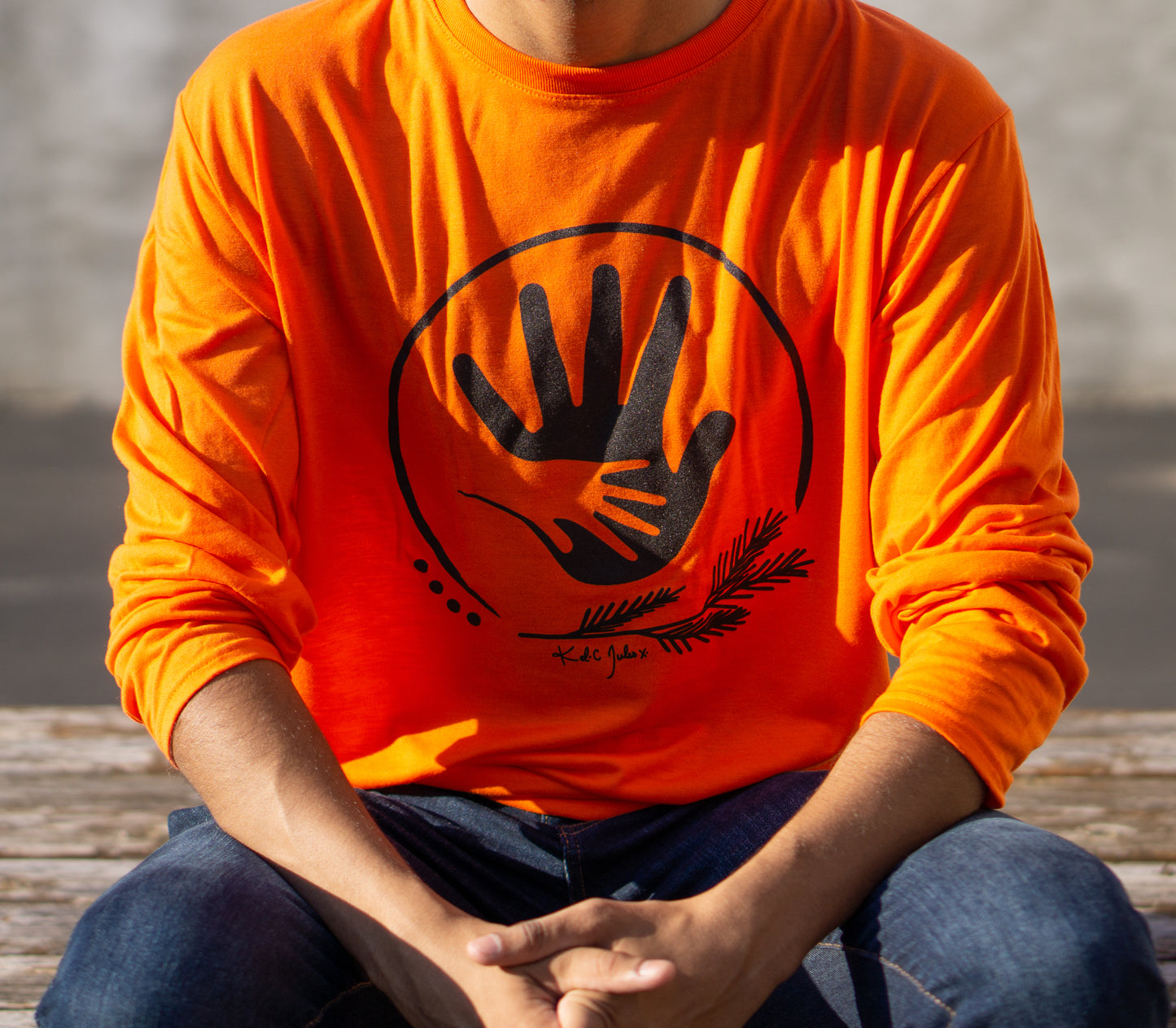 Orange Shirt - Hand in Hand