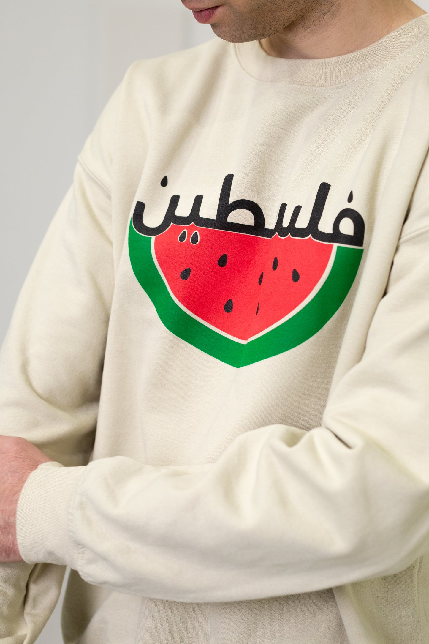 Palestine Watermelon Crewneck