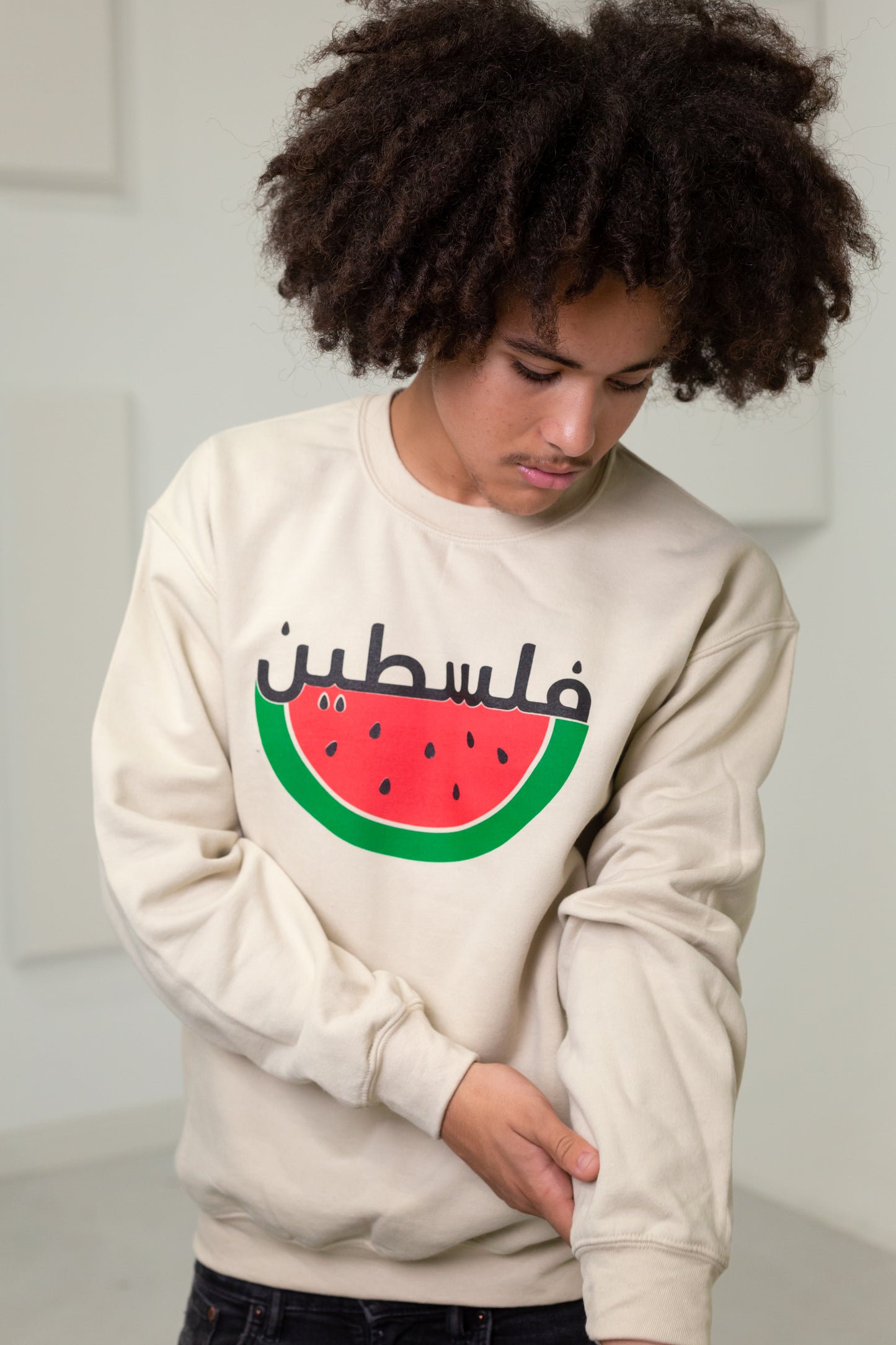 Palestine Watermelon Crewneck