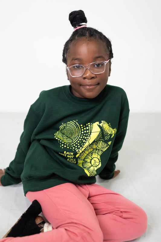 Youth Africa Map Crewneck