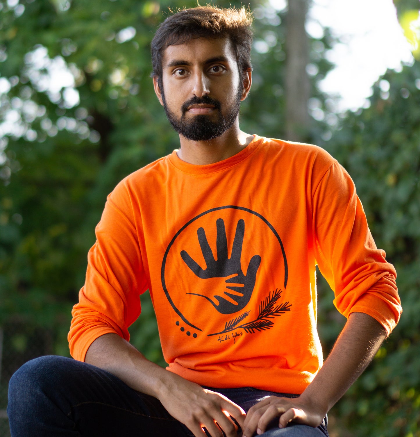 Orange Shirt - Hand in Hand